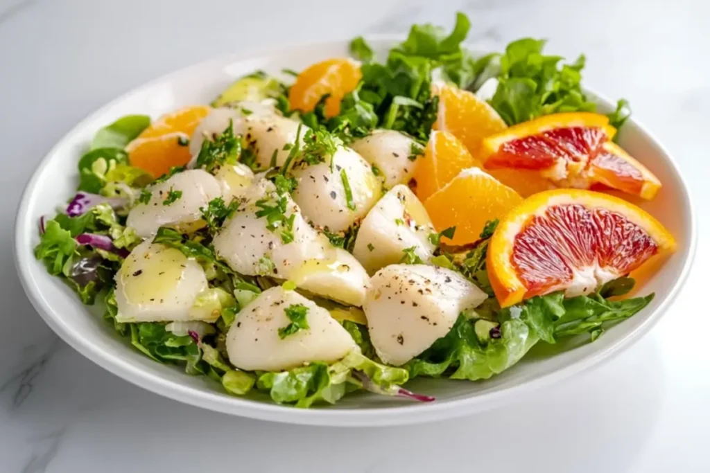 Hearts of palm salad with citrus