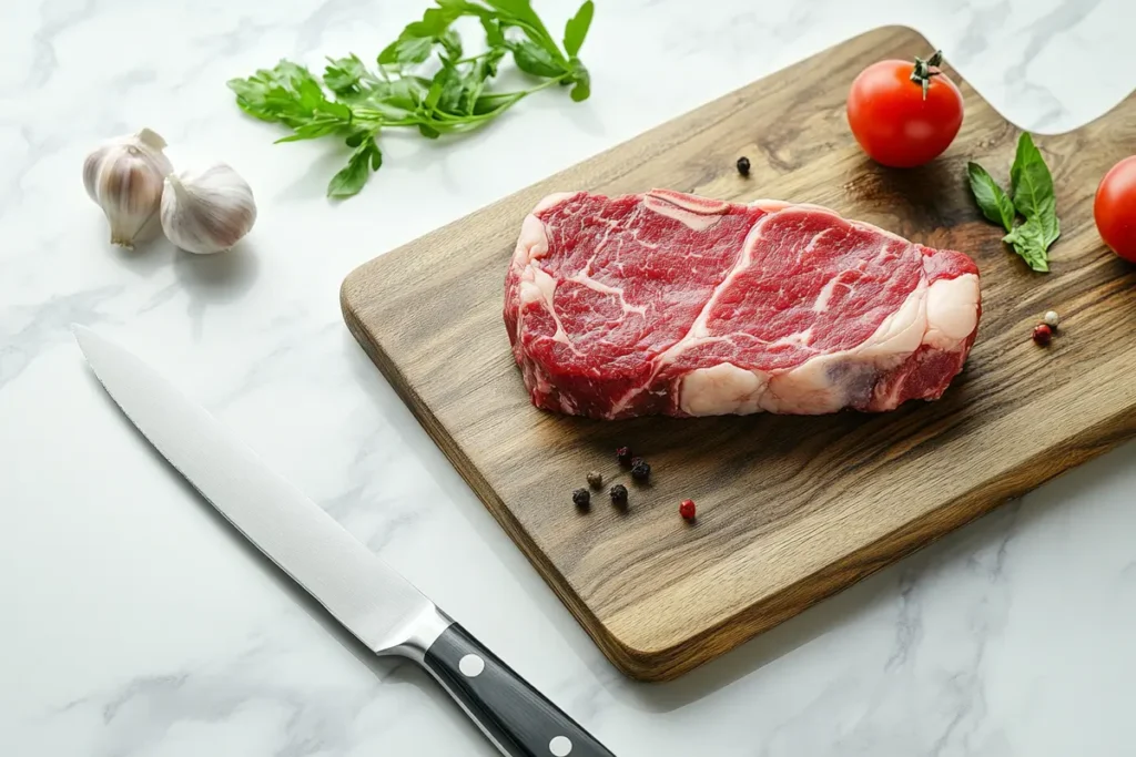 Beef marbling for tender pasta