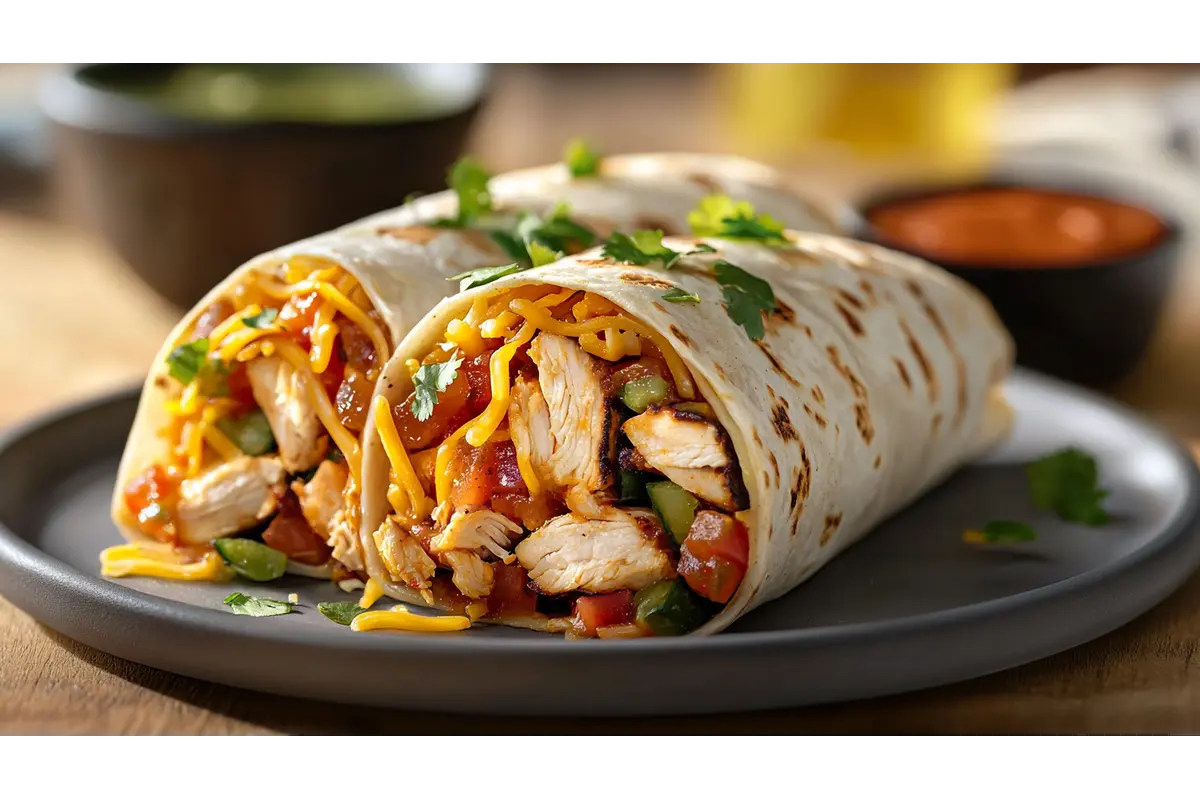 Is the Chipotle Ranch grilled chicken burrito healthy homemade version